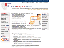Tablet Screenshot of covermyid.com
